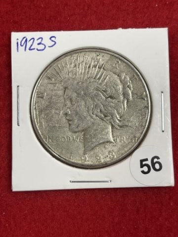 1923 S Peace Silver Dollar Coin (1 of 2)