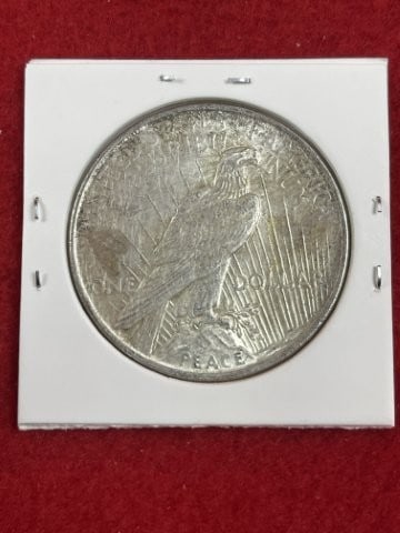 1922 Peace Silver Dollar Coin - 2