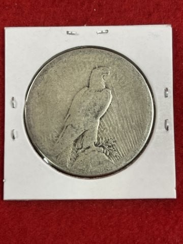 1922 Peace Silver Dollar Coin - 2