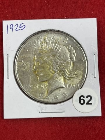 1925 Peace Silver Dollar Coin (1 of 2)