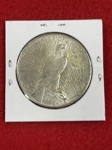 1925 Peace Silver Dollar Coin - 2