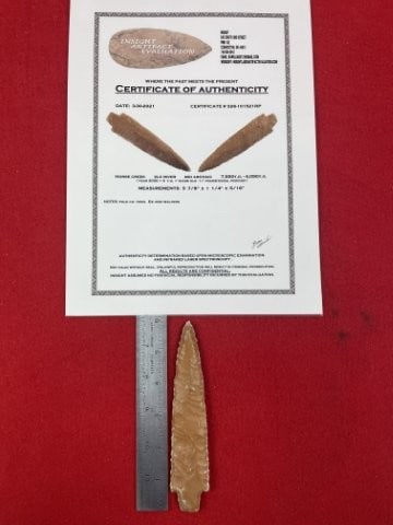 Elk River with Insight COA from Polk County, Tennessee ex - Ron Walters Collection Indian Artifact (1 of 5)