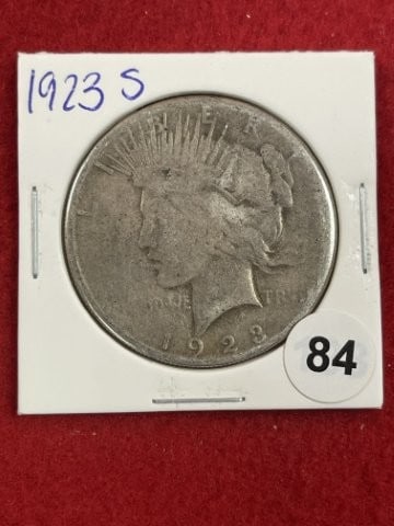 1923 S Peace Silver Dollar Coin (1 of 2)