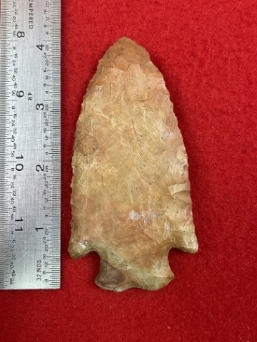 4 & 1/16" Hardin Indian Artifact Arrowhead (1 of 4)