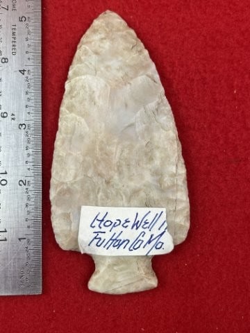 5" Hopewell from Fulton County, Missouri Indian Artifact Arrowhead (1 of 5)
