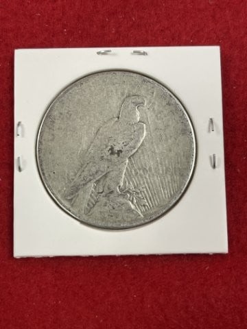 1922 Peace Silver Dollar Coin - 2
