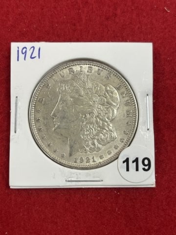 1921 Morgan Silver Dollar Coin (1 of 2)