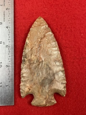 4 & 1/2" Hopewell Indian Artifact Arrowhead (1 of 4)