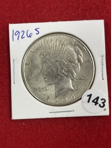 1926 S Peace Silver Dollar Coin (1 of 2)
