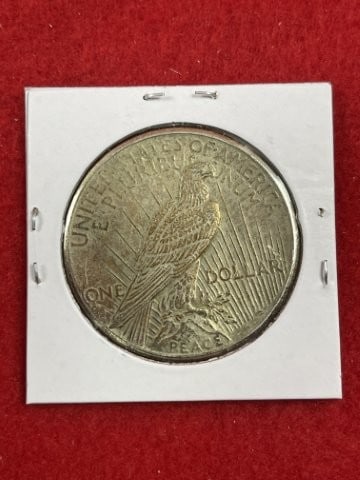 1925 Peace Silver Dollar Coin - 2