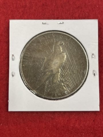 1924 Peace Silver Dollar Coin - 2