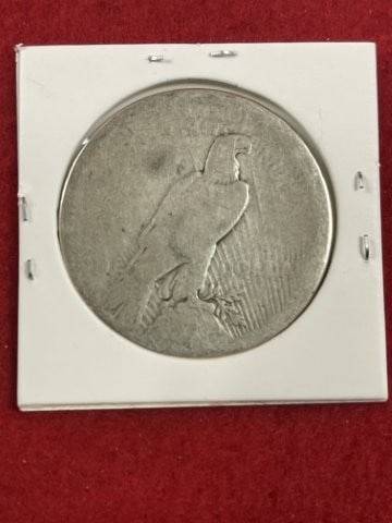 1923 Peace Silver Dollar Coin - 2