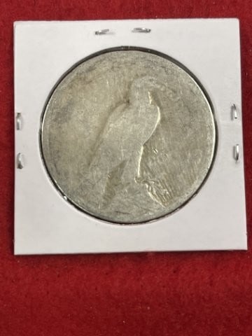 1923 Peace Silver Dollar Coin - 2