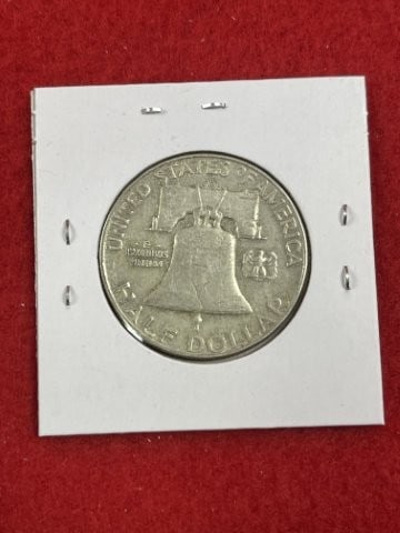 1963 D Franklin Half Dollar Silver Coin - 2