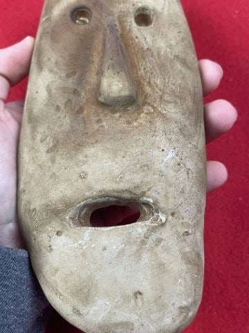 Stone Face Effigy Indian Artifact Arrowhead - 5