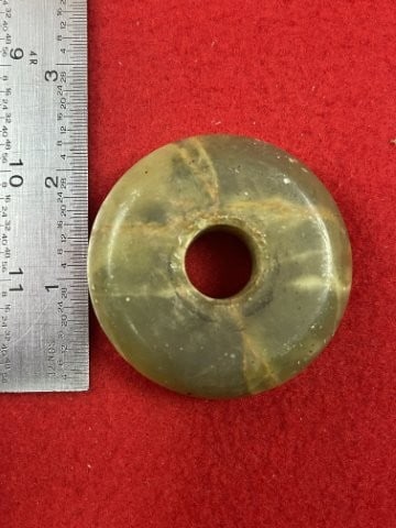 Chinese Jade Hongshan Figurine Indian Artifact Arrowhead: KEY WORDS: INDIAN ARTIFACT ARTIFACTS ARROWHEAD ARROWHEADS NATIVE AMERICAN MISSISSIPPIAN QUAPAW CADDO POTTERY COINS MORGAN DOLLAR PEACE DOLLAR SILVER COINS. All coins have been Sigma tested for authent