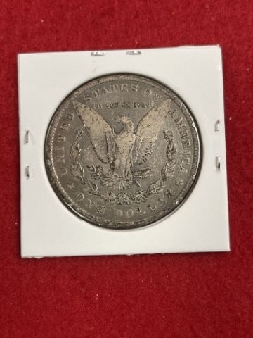 1879 Morgan Silver Dollar Coin - 2