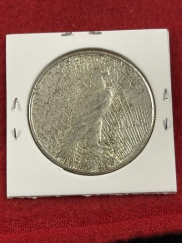 1925 S Peace Silver Dollar Coin - 2