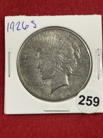 1926 S Peace Silver Dollar Coin (1 of 2)