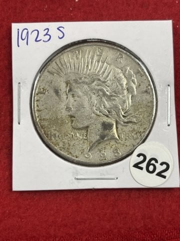 1923 S Peace Silver Dollar Coin (1 of 2)