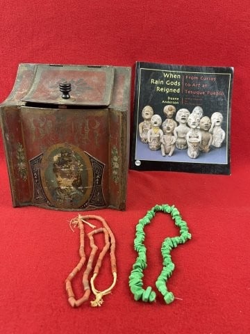 Group of Miscellaneous Items: KEY WORDS: INDIAN ARTIFACT ARTIFACTS ARROWHEAD ARROWHEADS NATIVE AMERICAN MISSISSIPPIAN QUAPAW CADDO POTTERY COINS MORGAN DOLLAR PEACE DOLLAR SILVER COINS. All coins have been Sigma tested for