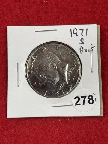 1971 S Kennedy Half Dollar Silver Coin: KEY WORDS: INDIAN ARTIFACT ARTIFACTS ARROWHEAD ARROWHEADS NATIVE AMERICAN MISSISSIPPIAN QUAPAW CADDO POTTERY COINS MORGAN DOLLAR PEACE DOLLAR SILVER COINS. All coins have been Sigma tested for
