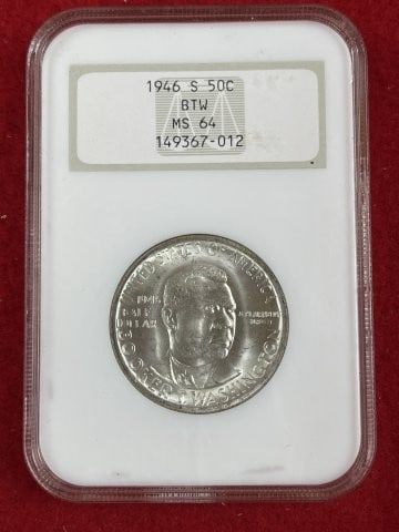 1946 S BTW MS64 Half Dollar Silver Coin (1 of 2)