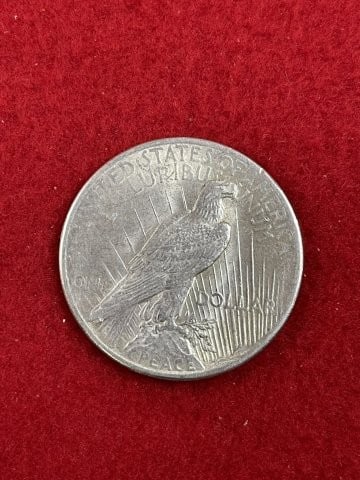 1925 Peace Silver Dollar Coin - 2