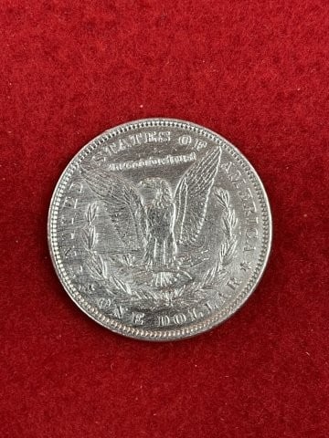 1898 Morgan Silver Dollar Coin - 2