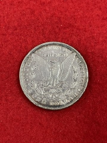 1893 Morgan Silver Dollar Coin - 2