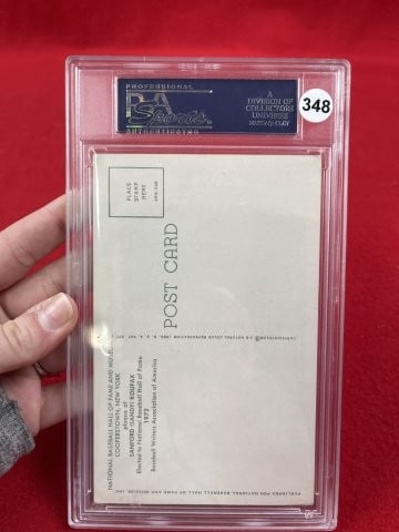 Sandy Koufax Hand Signed Authentic Autograph - 2