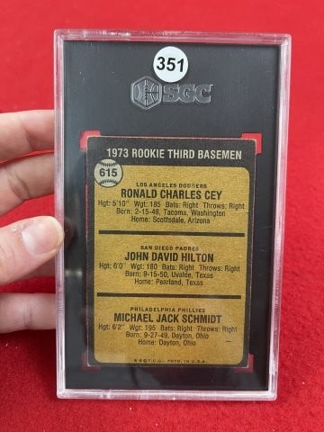 1973 Topps Mike Schmidt Baseball Card - 2