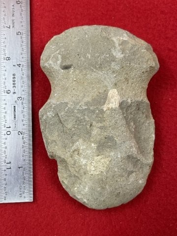 Chipped Axe Indian Artifact Arrowhead (1 of 3)