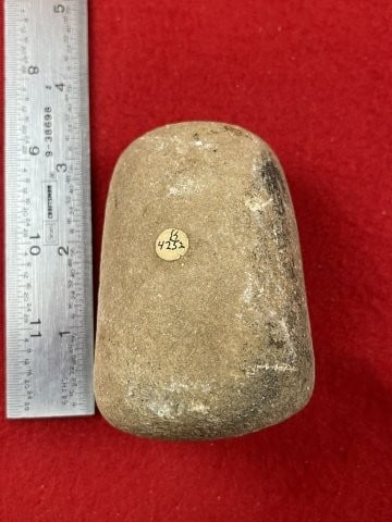 Small Pestle Indian Artifact Arrowhead: KEY WORDS: INDIAN ARTIFACT ARTIFACTS ARROWHEAD ARROWHEADS NATIVE AMERICAN MISSISSIPPIAN QUAPAW CADDO POTTERY COINS MORGAN DOLLAR PEACE DOLLAR SILVER COINS. All coins have been Sigma tested for authent