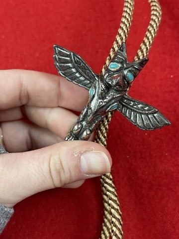 Bolo Tie Indian Artifact Arrowhead - 7