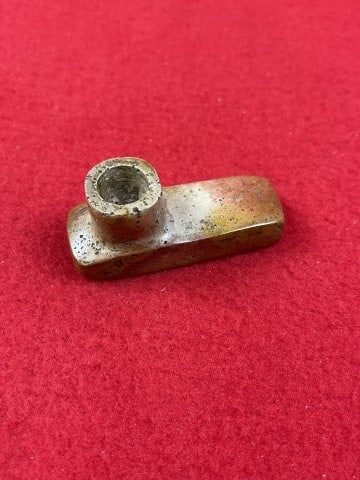 Small Stone Pipe Indian Artifact Arrowhead: KEY WORDS: INDIAN ARTIFACT ARTIFACTS ARROWHEAD ARROWHEADS NATIVE AMERICAN MISSISSIPPIAN QUAPAW CADDO POTTERY COINS MORGAN DOLLAR PEACE DOLLAR SILVER COINS. All coins have been Sigma tested for authent