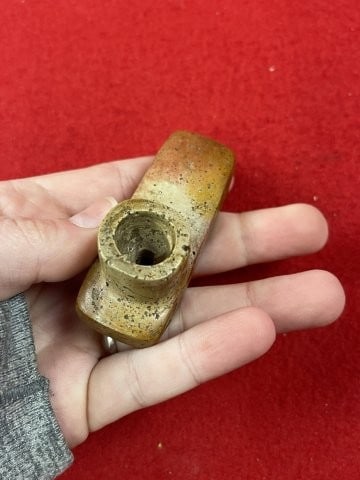 Small Stone Pipe Indian Artifact Arrowhead - 8