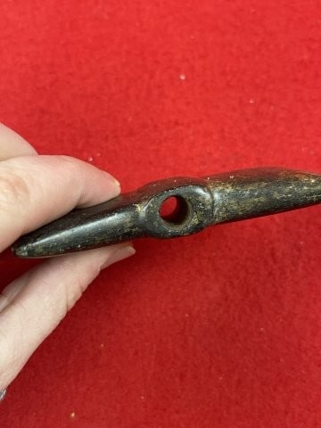 Bow-Tie Bannerstone Indian Artifact Arrowhead - 5