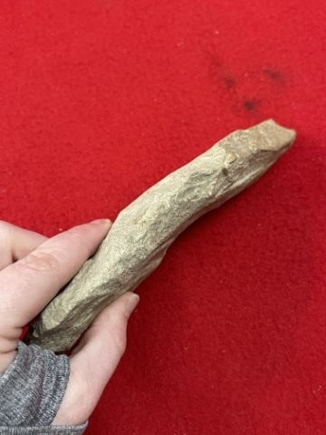 Chipped Celt Indian Artifact Arrowhead - 3