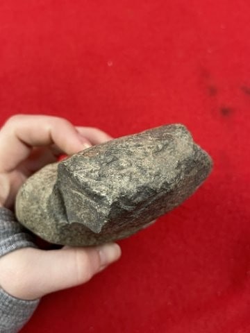 Grooved Axe Indian Artifact Arrowhead - 4