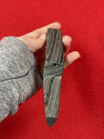 Slate Birdstone Indian Artifact Arrowhead - 6