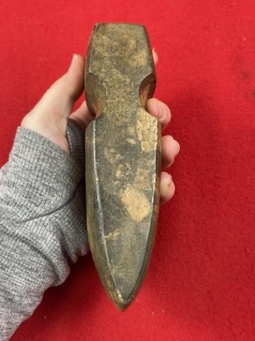 Grooved Axe Indian Artifact Arrowhead - 7