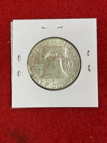 1962 Franklin Half Dollar Silver Coin - 2