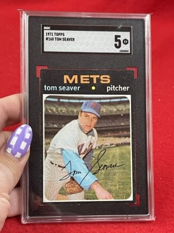 1971 Topps Tom Seaver Baseball Card: KEY WORDS: INDIAN ARTIFACT ARTIFACTS ARROWHEAD ARROWHEADS NATIVE AMERICAN MISSISSIPPIAN QUAPAW CADDO POTTERY COINS MORGAN DOLLAR PEACE DOLLAR SILVER COINS. All coins have been Sigma tested for