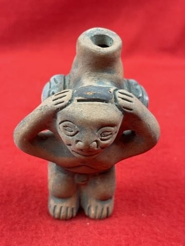 Pre-Columbian Pottery Vessel Indian Artifact Arrowhead (1 of 7)