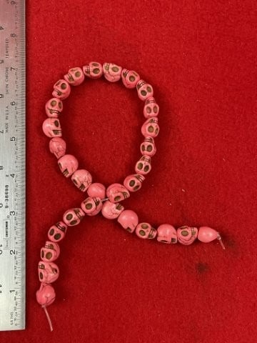 Trade Beads: KEY WORDS: INDIAN ARTIFACT ARTIFACTS ARROWHEAD ARROWHEADS NATIVE AMERICAN MISSISSIPPIAN QUAPAW CADDO POTTERY COINS MORGAN DOLLAR PEACE DOLLAR SILVER COINS. All coins have been Sigma tested for