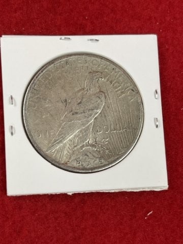 1925 Peace Silver Dollar Coin - 2