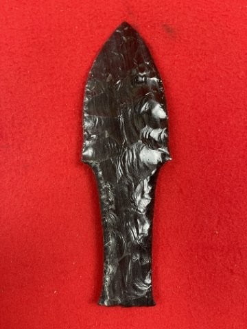 Obsidian Dagger Indian Artifact Arrowhead - 2