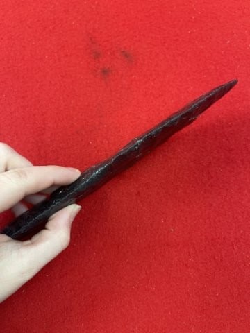 Obsidian Dagger Indian Artifact Arrowhead - 3