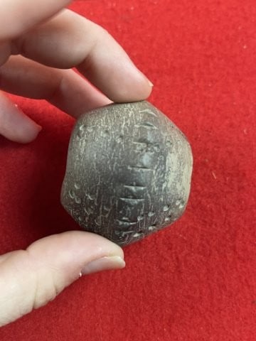 Pottery Bead Indian Artifact Arrowhead - 2